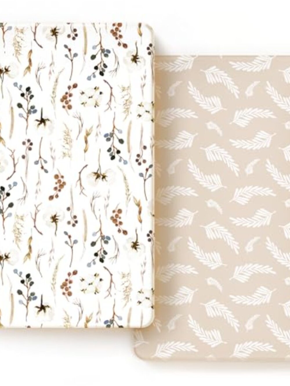 Jersey Knit Fitted Crib Sheets 2 Pack Fits Standard Crib Mattress 52x28x8